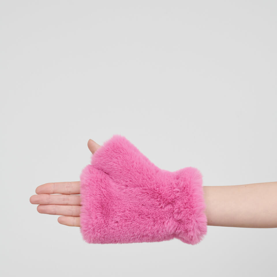 Jakke Trolly Faux Fur Fingerless Gloves