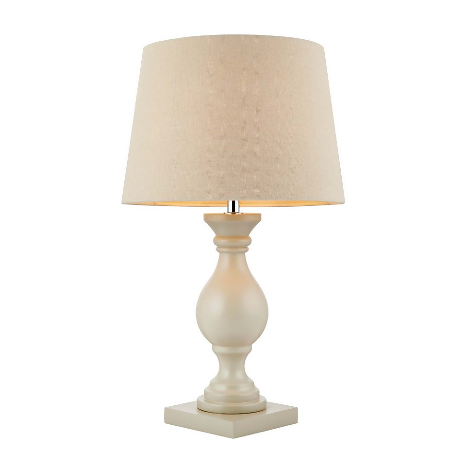 Andrea Table Lamp - Taupe