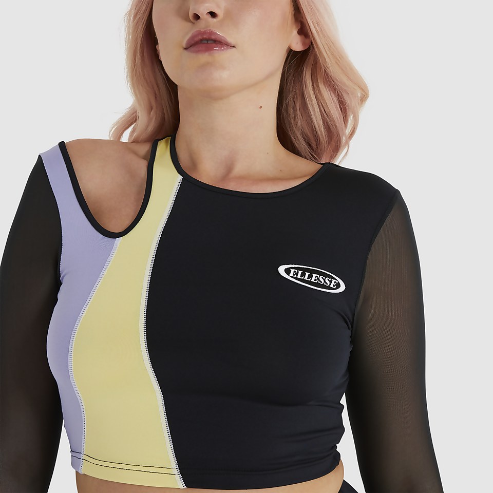Women's Leontina Cropped T-Shirt Black