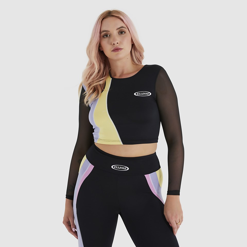Women's Leontina Cropped T-Shirt Black