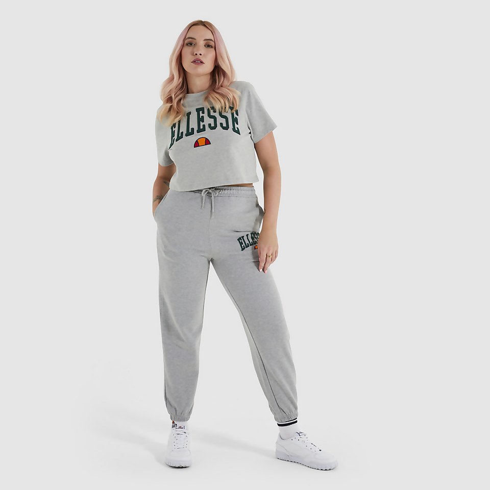 Women's Mondo Crop T-Shirt Grey Marl