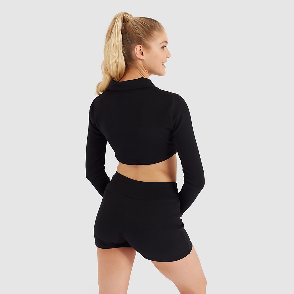 Women's Harrie Cropped T-Shirt Black