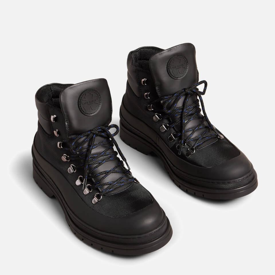 Ted Baker Jaksonn Nylon/Leather Hiking Style Boots
