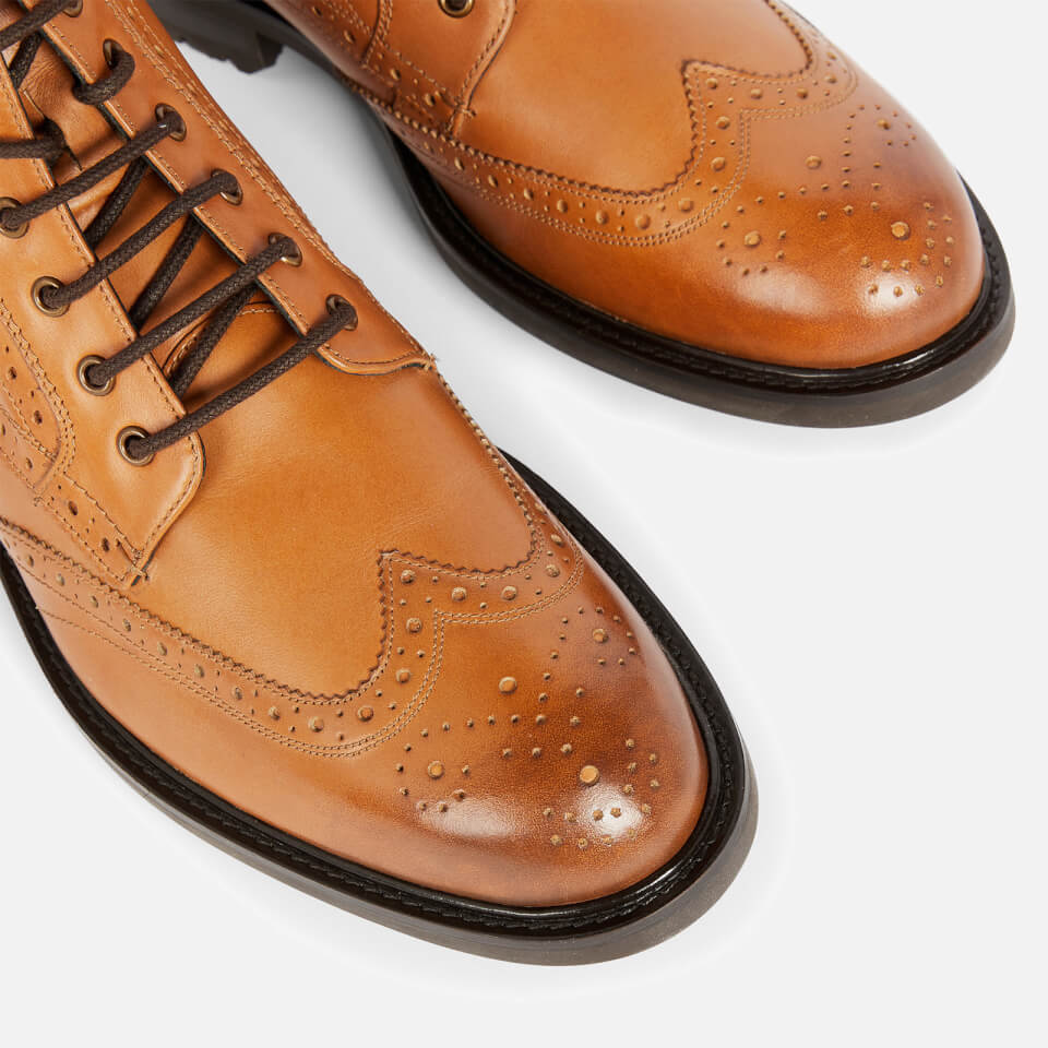 Ted Baker Wadelan Leather Brogue Boots