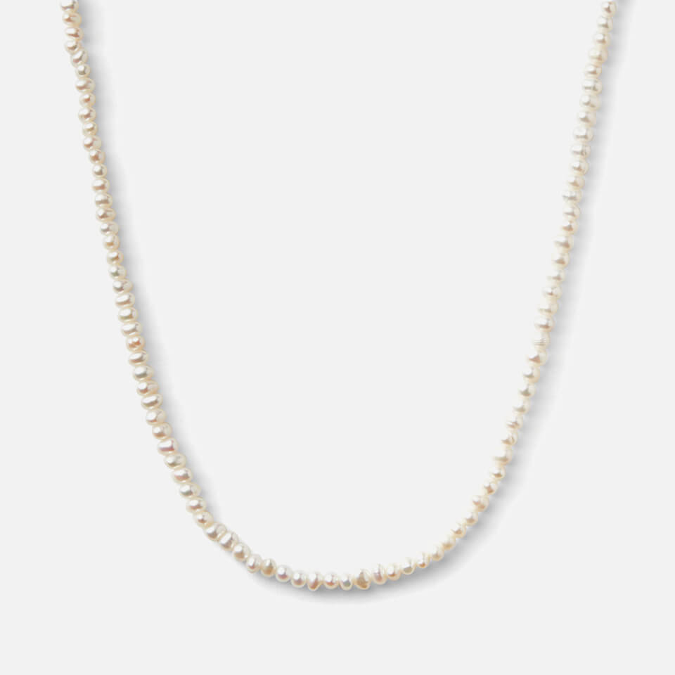 Crystal Haze Diva 18-Karat Gold-Plated Pearl Necklace