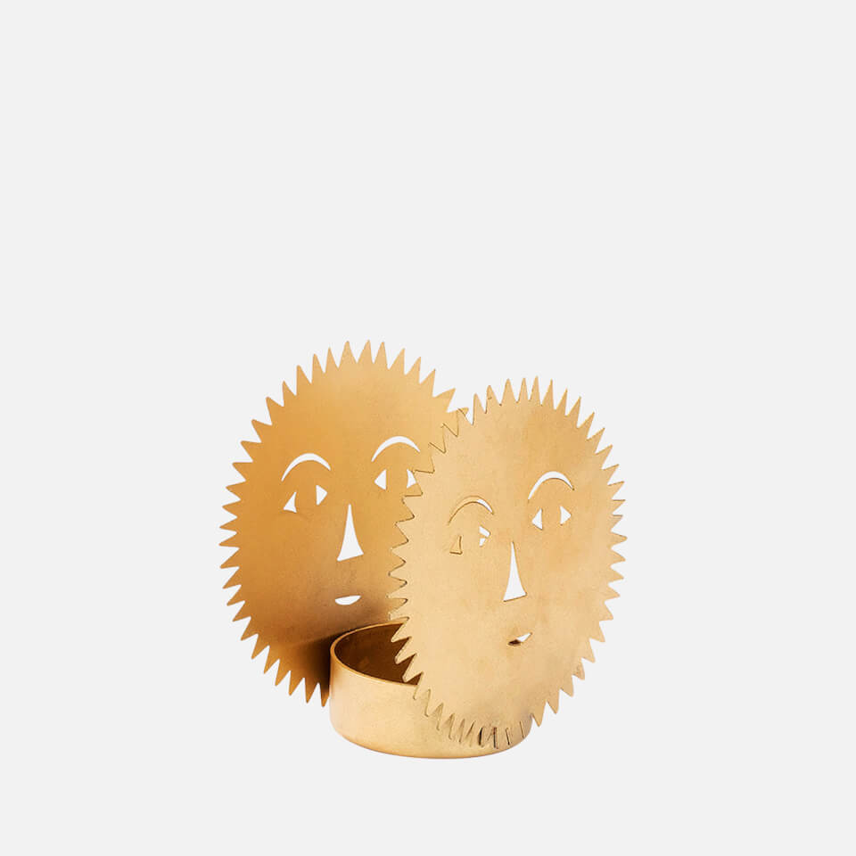 anna + nina Golden Sun Tealight Holder