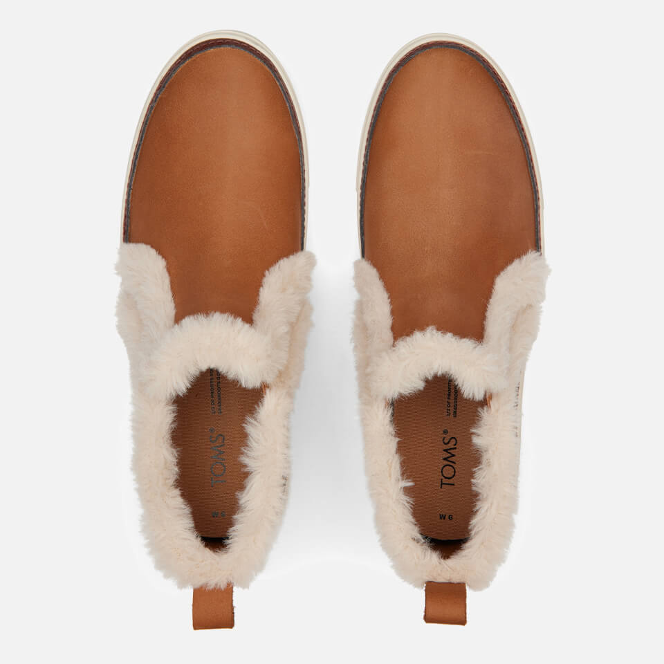 TOMS Bryce Suede and Faux Fur Ankle Boots