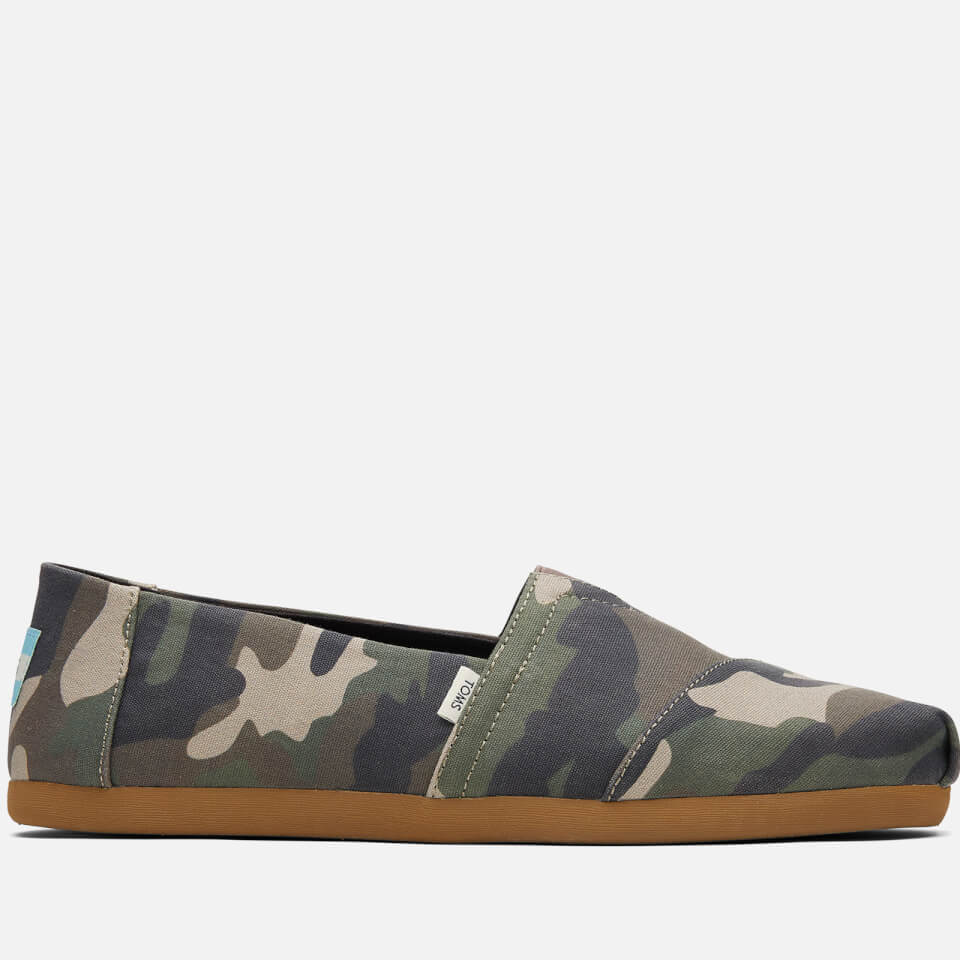 TOMS Alpargata Camo Print Canvas Pumps
