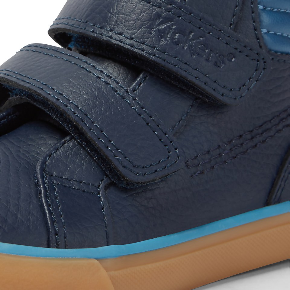 Infant Boys Tovni Padded Leather Navy