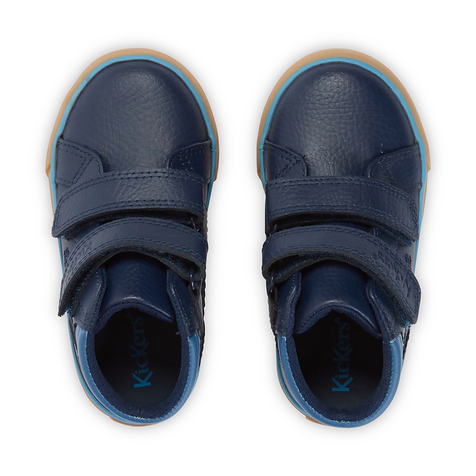 Infant Boys Tovni Padded Leather Navy