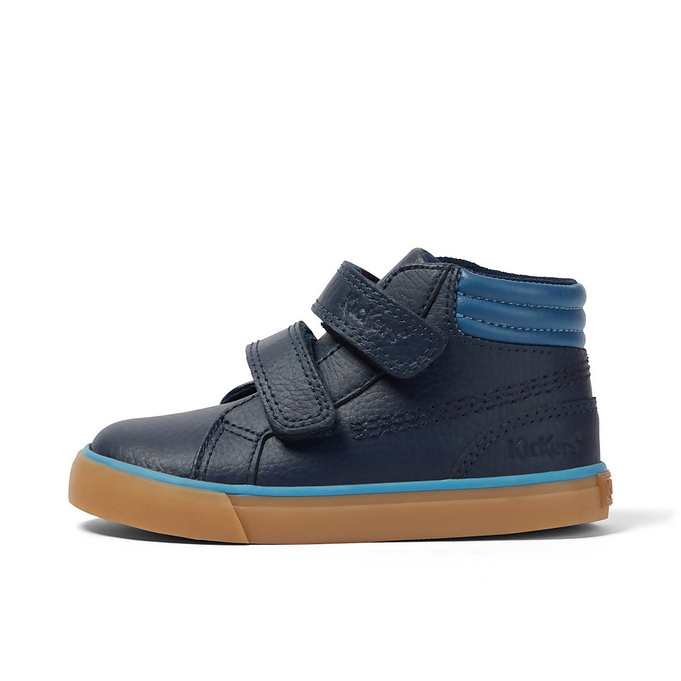 Infant Boys Tovni Padded Leather Navy
