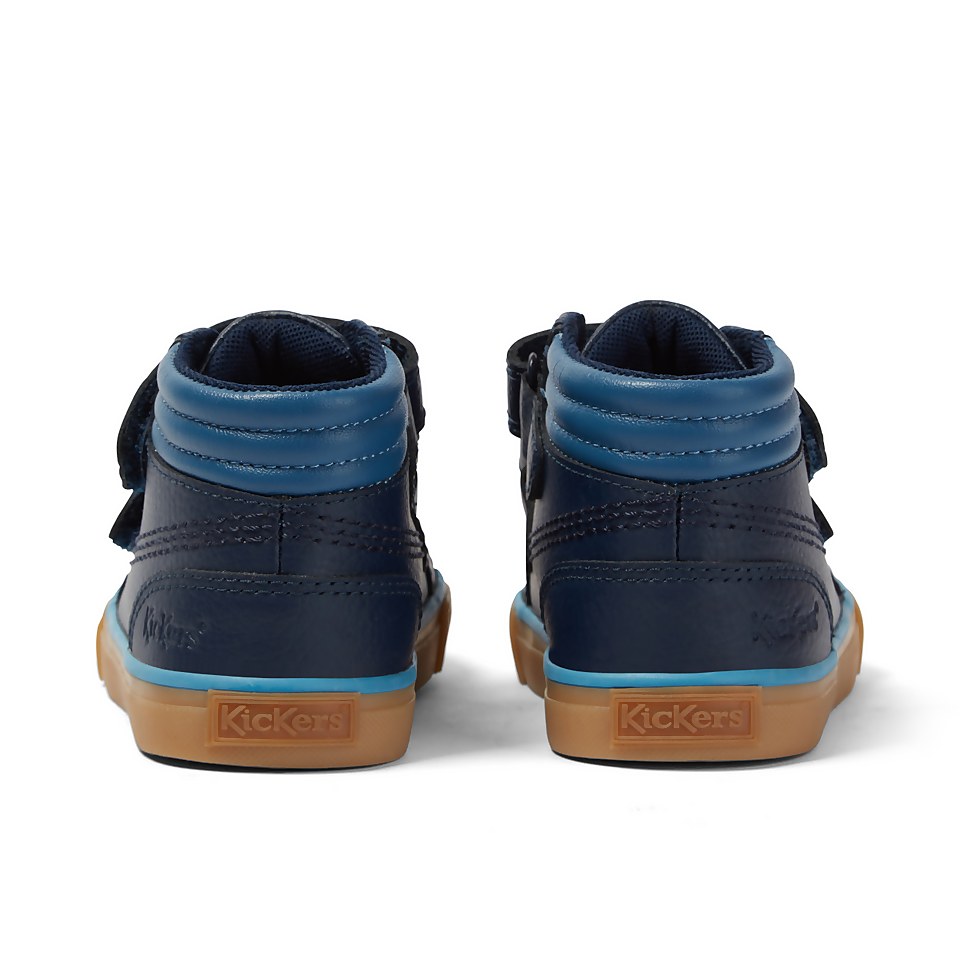 Infant Boys Tovni Padded Leather Navy