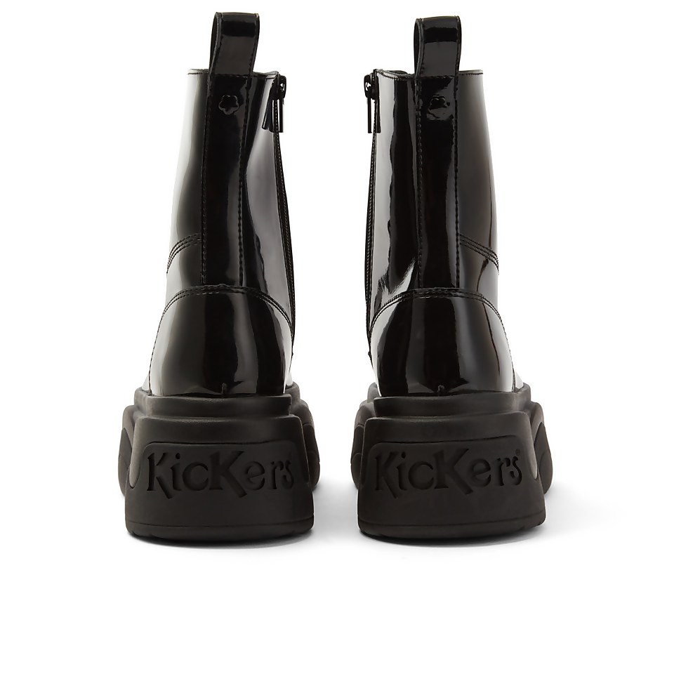 Adult Unisex Kade Boot Patent leather Black