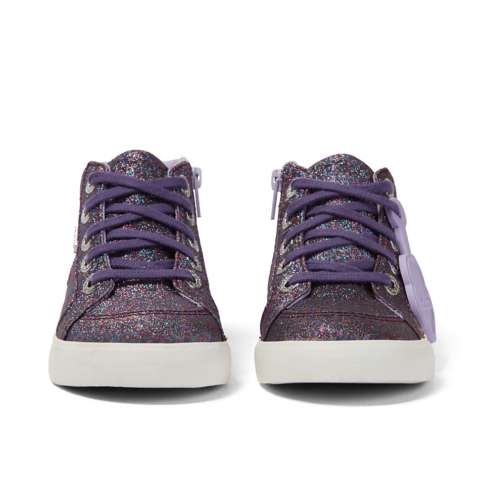 Infant Girls Tovni Hi Glitter Textile Purple