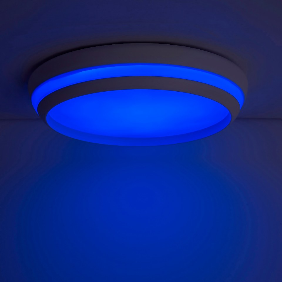 Lutec Cepa RGB LED Indoor Ceiling Light with Lutec Connect Technology - White - IP20