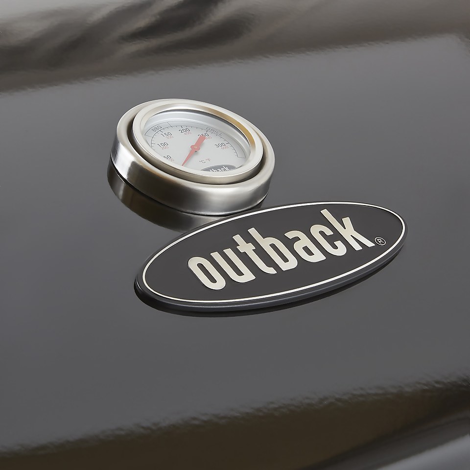 Outback Spectrum Pro 3 Burner Gas BBQ - Black