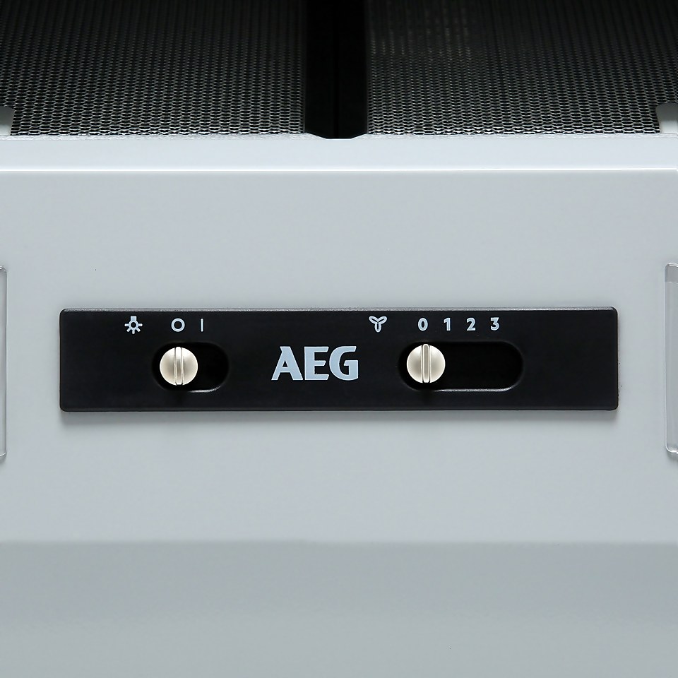 AEG DEB2631S 60 cm Integrated Cooker Hood - Silver Grey