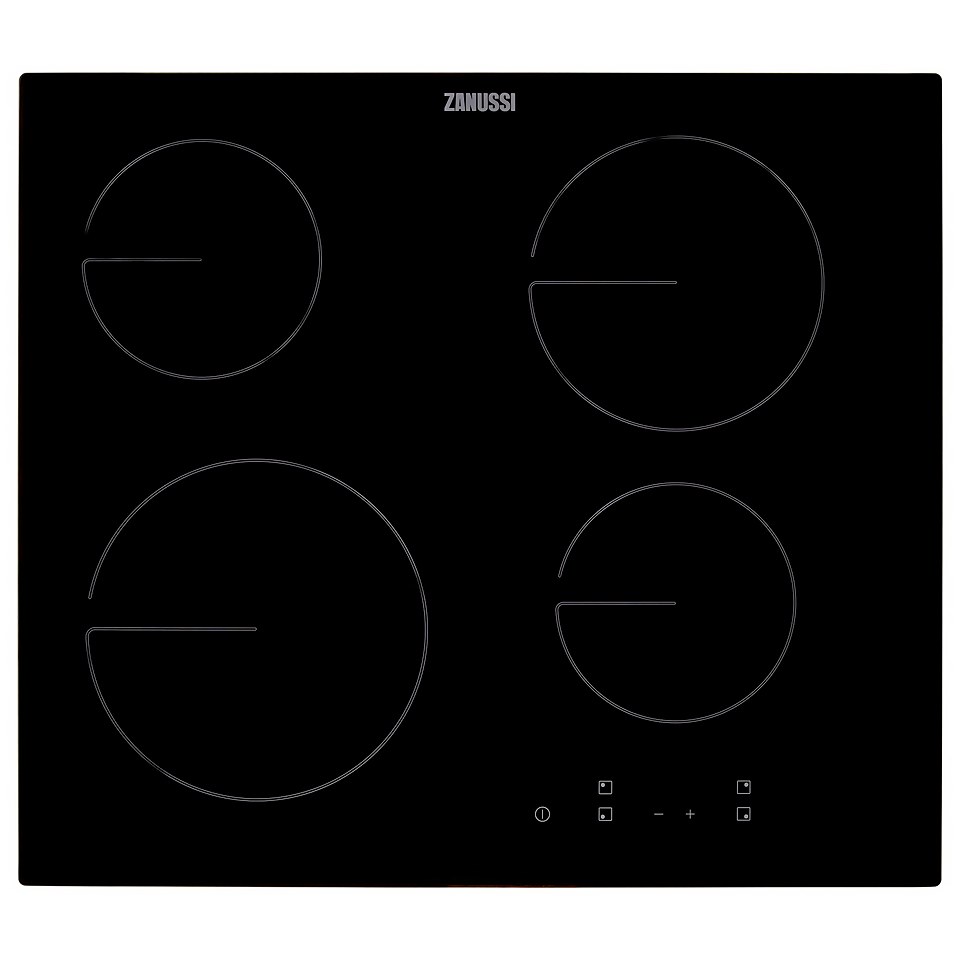 Zanussi ZPV2000BXA Built In Electric Single Oven and Ceramic Hob Pack - Stainless Steel / Black
