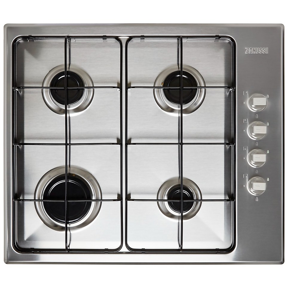 Zanussi ZPG2000BXA Built In Electric Single Oven and Gas Hob Pack - Stainless Steel
