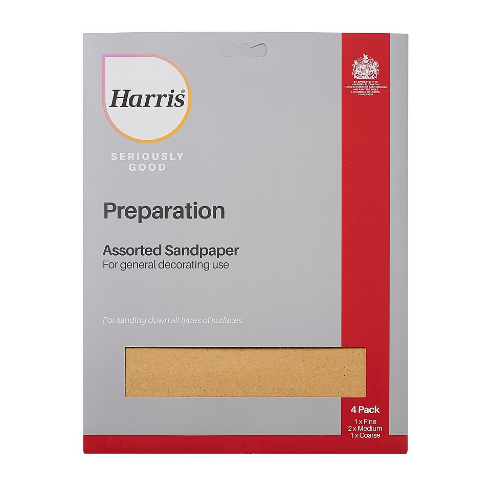 Harris Decorator Set Paint Brushes, Rollers, Sandpaper & Dust Sheet