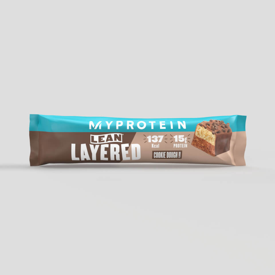 Lean Layered Bar - 12 x 40g - Chocolate and Cookie Dough