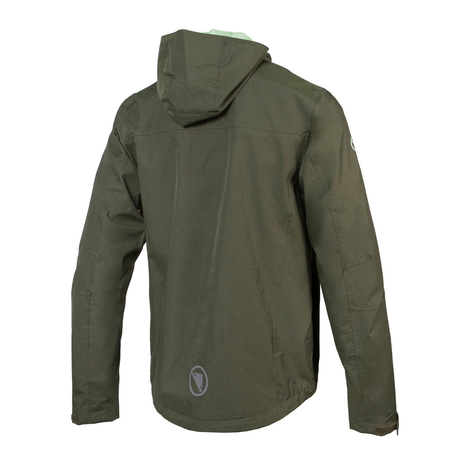 Men's Hummvee Waterproof Hooded Jacket - Bottle Green