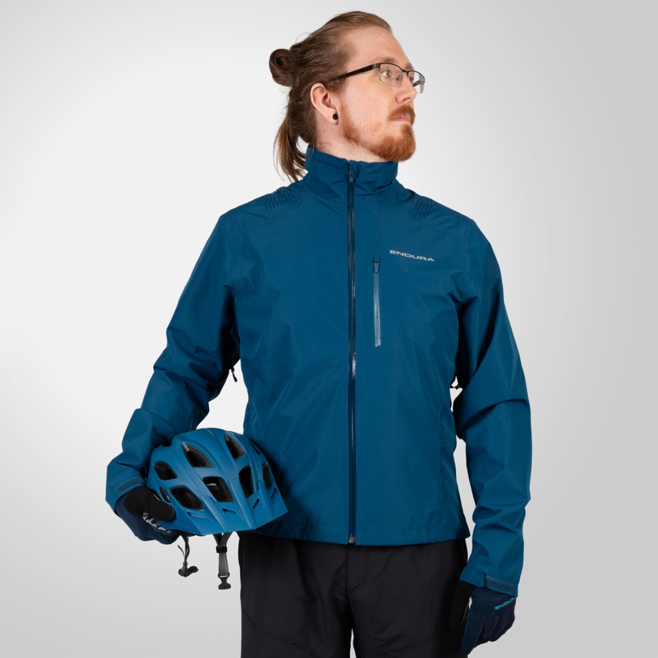 Hummvee Waterproof Jacket  - Blueberry