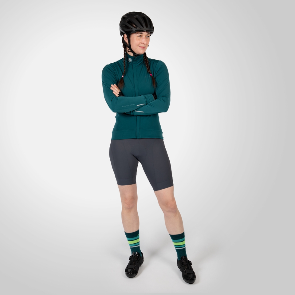 Women's Xtract Roubaix L/S Jersey - Deep Teal