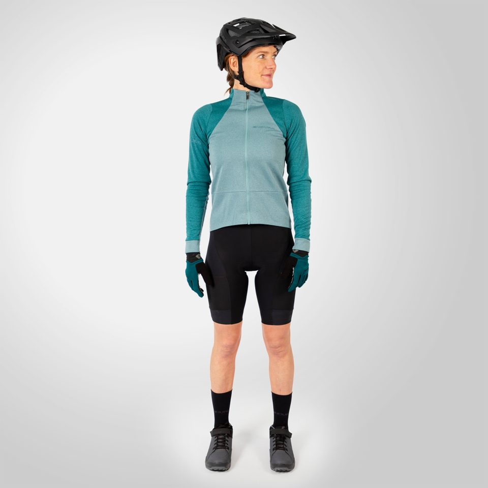 GV500 Trikot (kurzarm) für Damen - Fichtgrün
