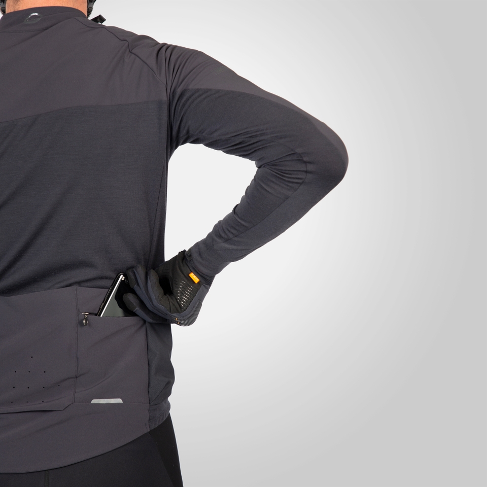 GV500 Trikot (langarm) für Herren - Schwarz