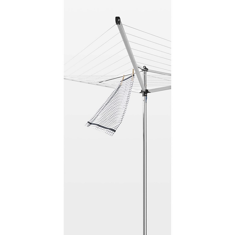 Brabantia Essential 30m Ground Tube Metallic Grey Homebase