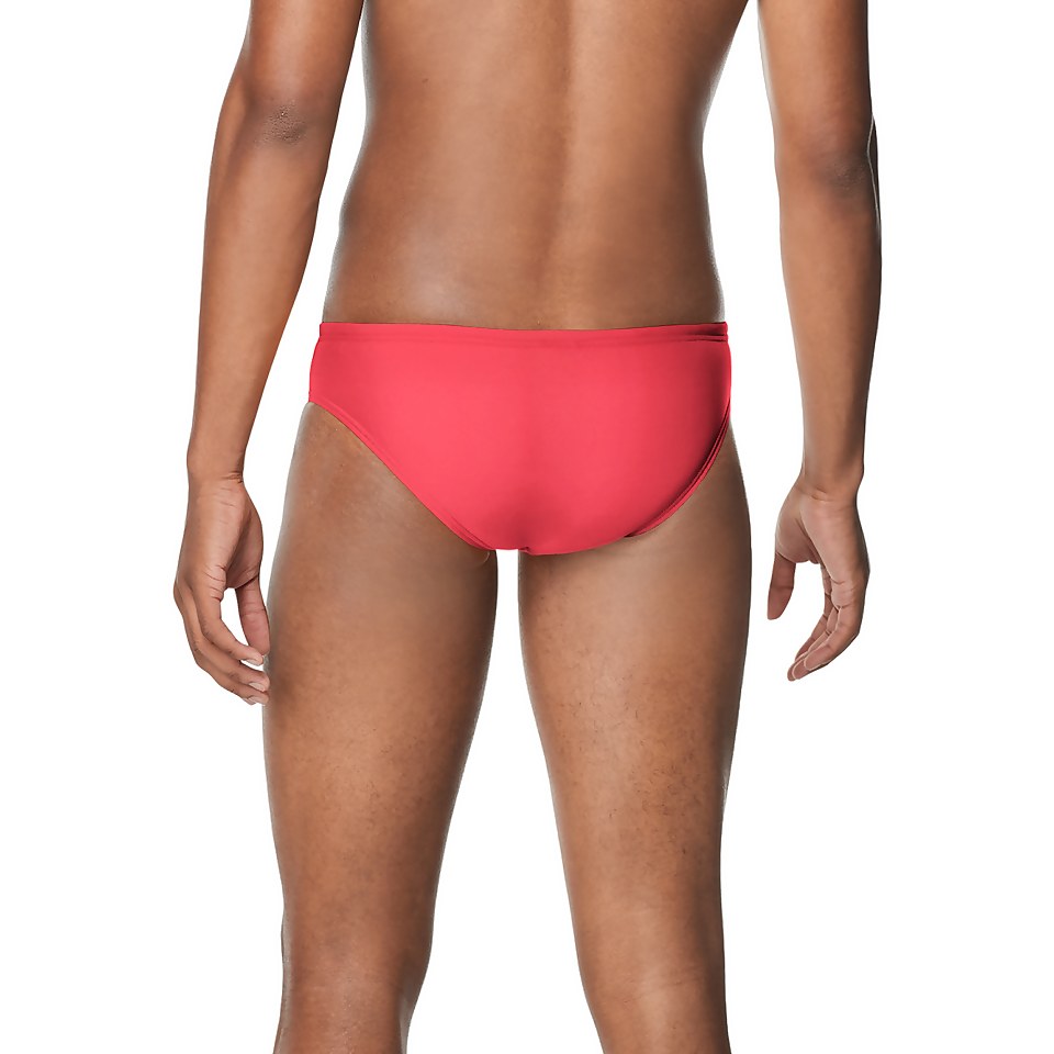 Men's Color Block One Brief Pink