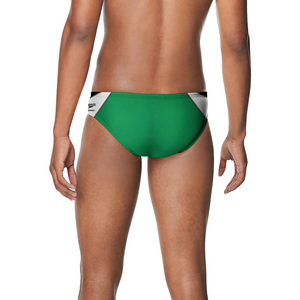 Men's Edge Splice Brief Green
