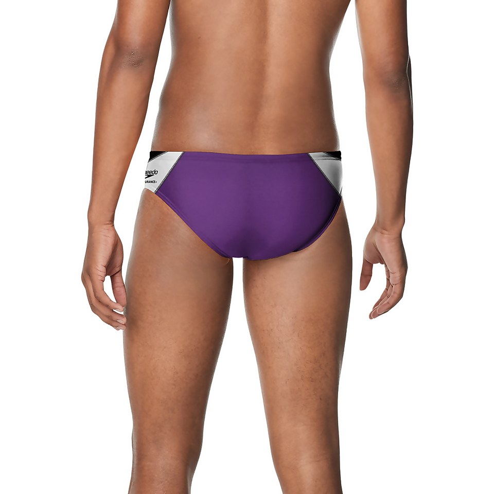 Men's Edge Splice Brief Purple