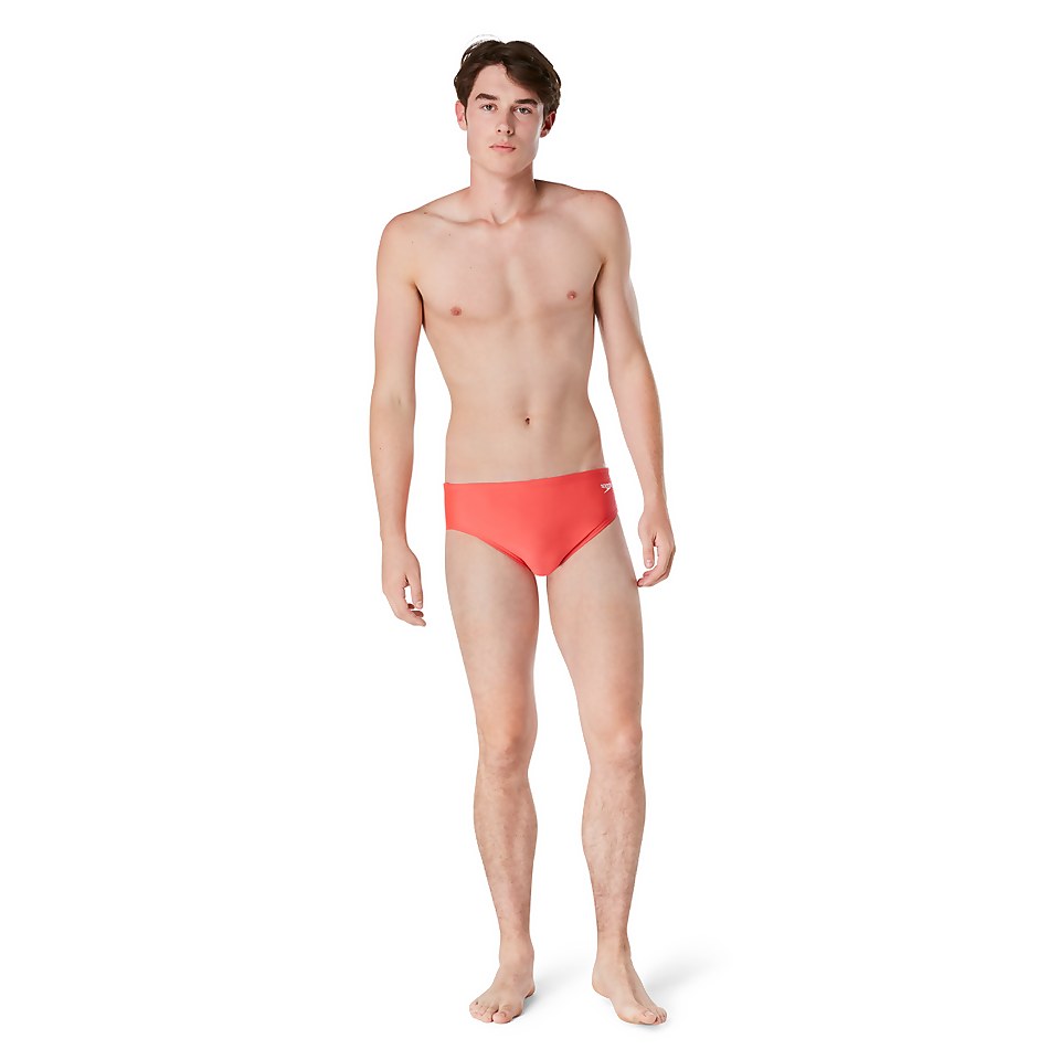 Men's Solid Endurance One Brief Pink