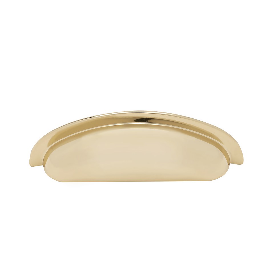 Cup Handle - Polished Brass
