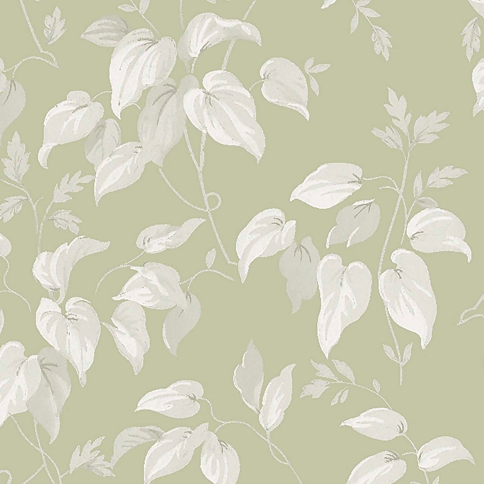 Next Trail Flower Green Wallpaper