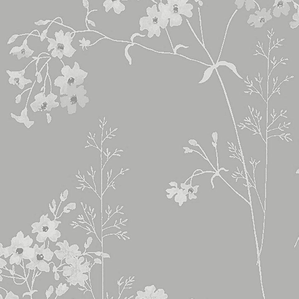 Next Leaf Grey Wallpaper