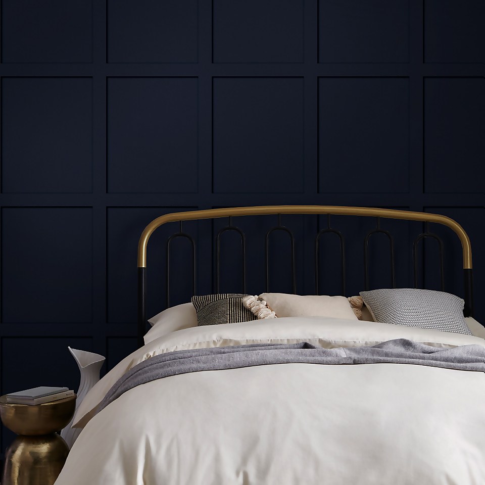 Next Country Panel Navy Wallpaper Homebase
