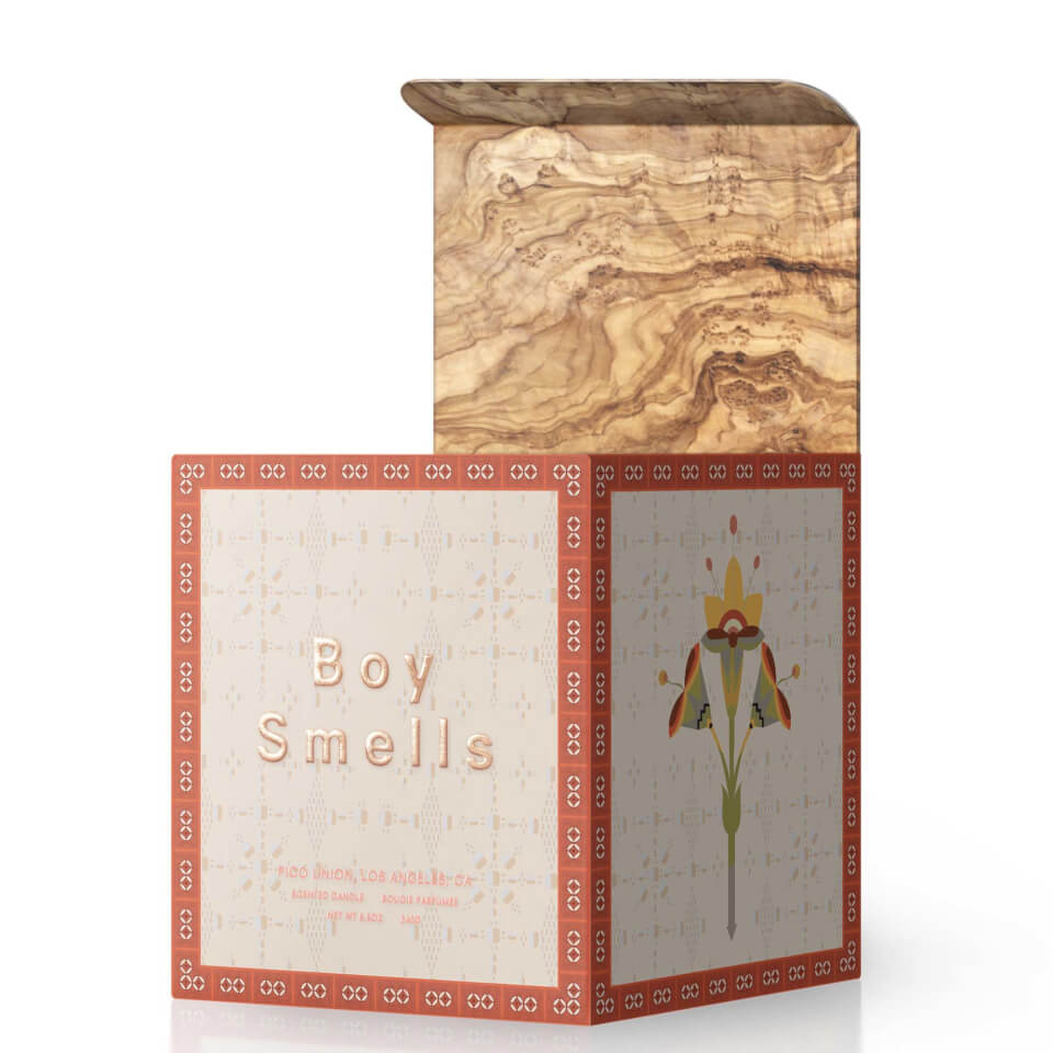 boy smells holiday incensorial candle 8.5 oz