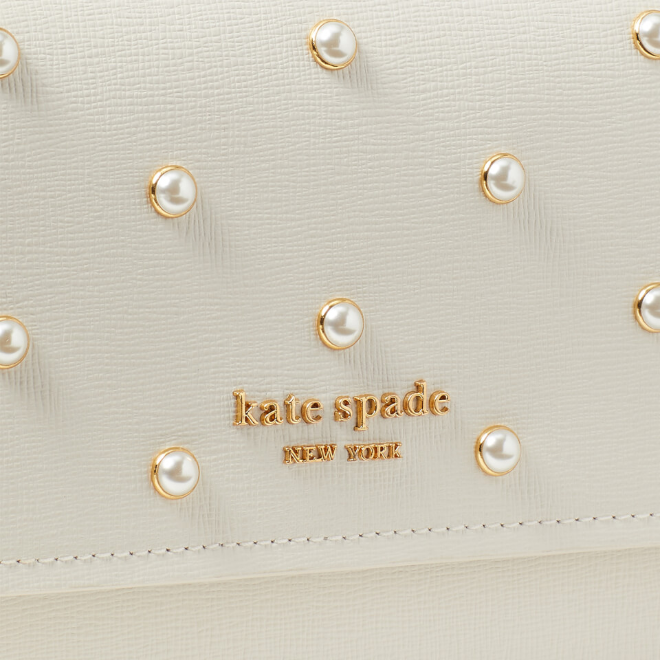 Kate Spade New York Morgan Pearl Leather Flap Chain Wallet