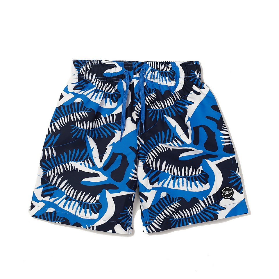 Boy's Coral Leaves Redondo Volley 15" Blue