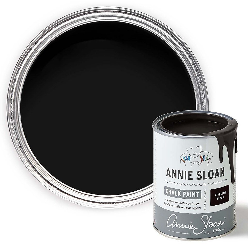 Annie Sloan Athenian Black Chalk Paint - 1L
