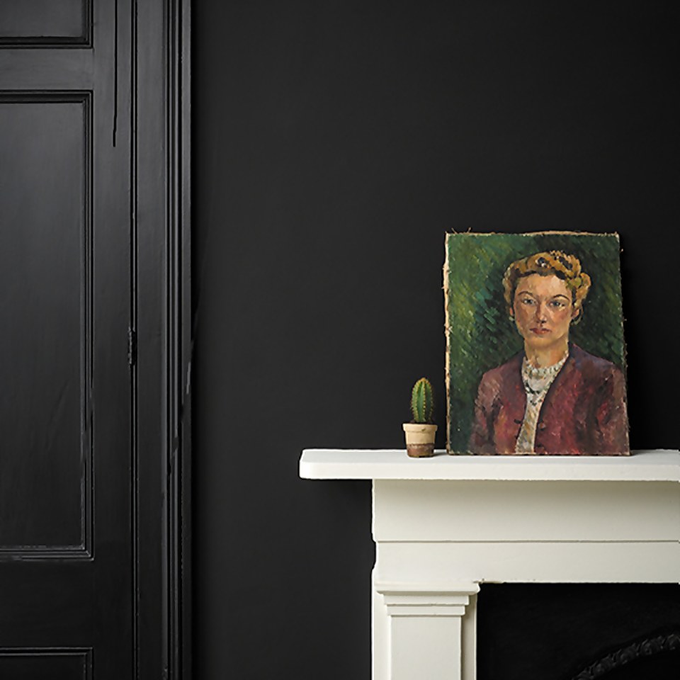 Annie Sloan Wall Paint Athenian Black - 120ml