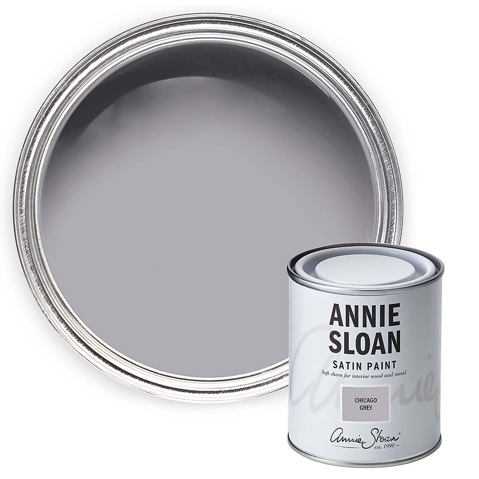 Annie Sloan Satin Paint Chicago Grey - 750ml