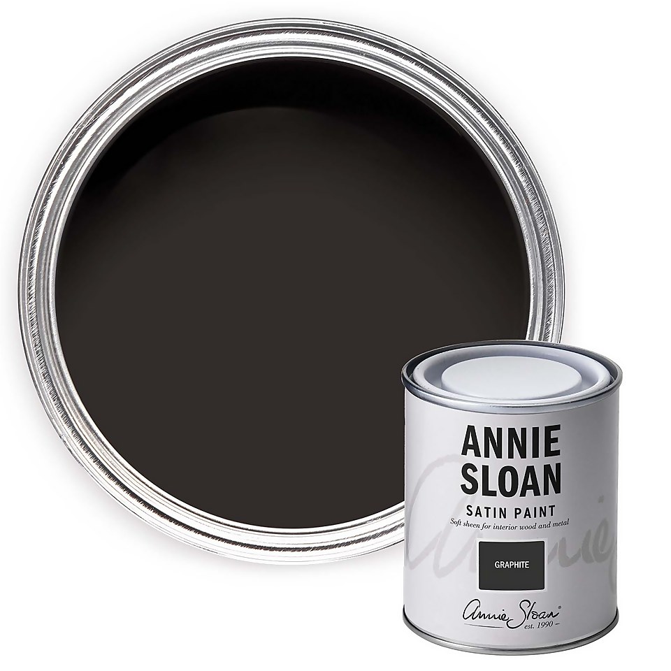 Annie Sloan Satin Paint Graphite - 750ml