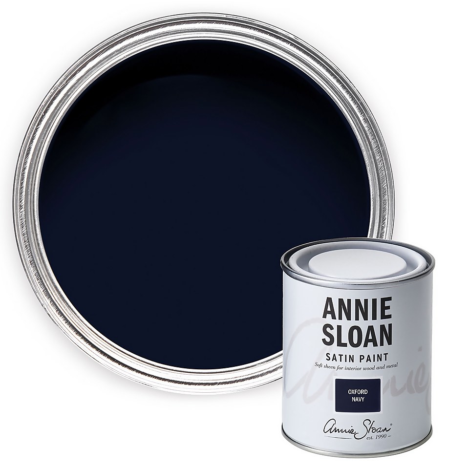 Annie Sloan Satin Paint Oxford Navy - 750ml
