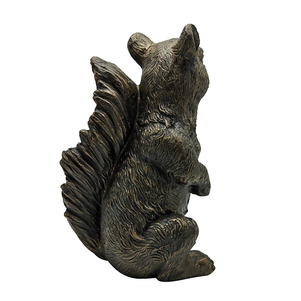 Bronze Look Squirrel Family Garden Ornament