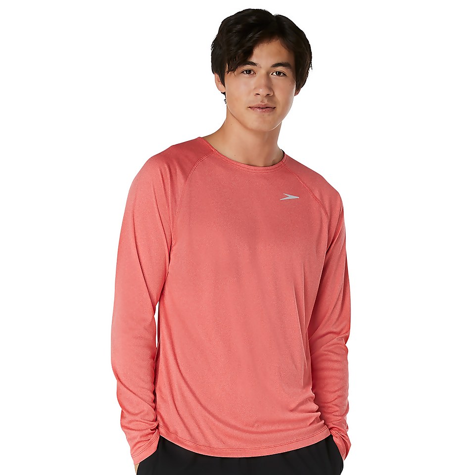 Men's Long Sleeve Rashguard Red