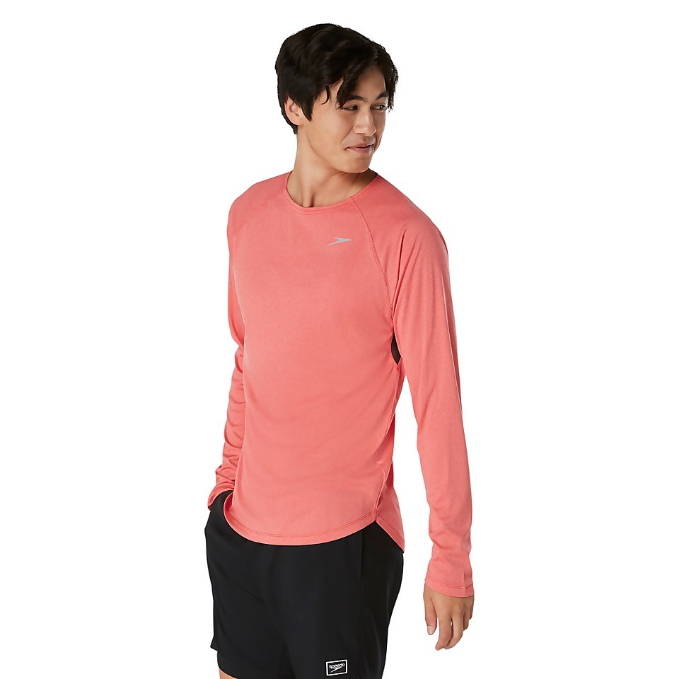 Men's Long Sleeve Rashguard Red